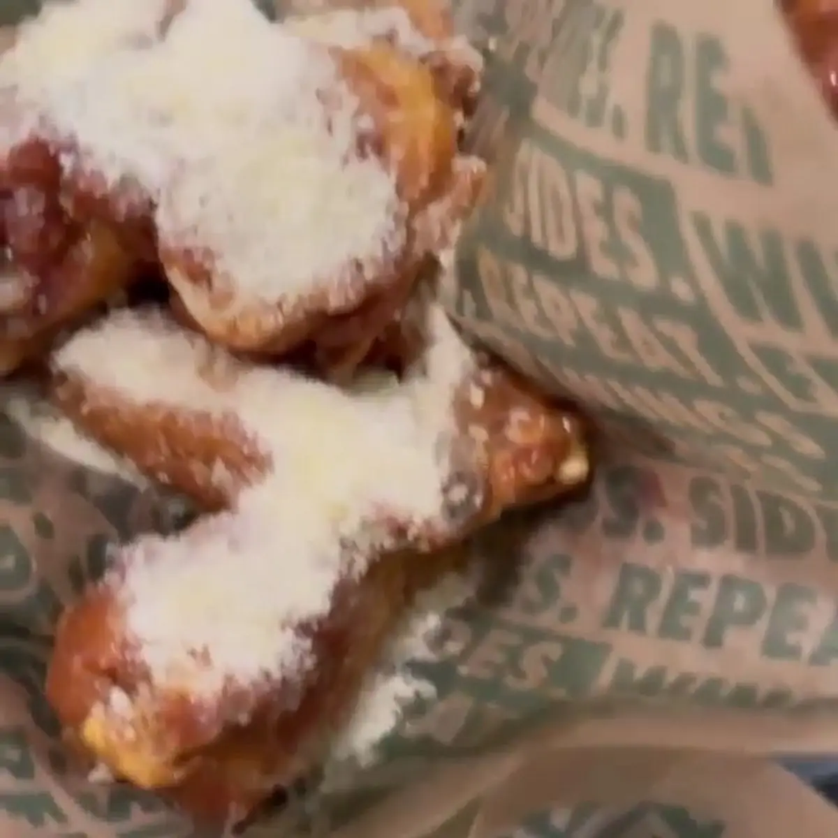 Chicken Wings Garlic Parmesan