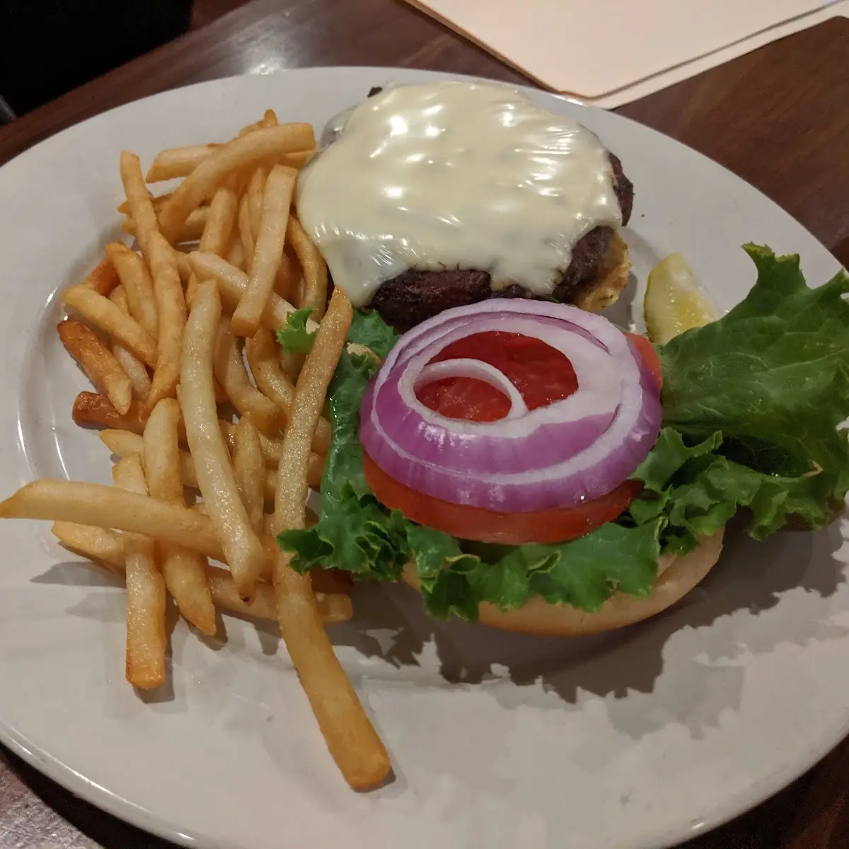 Tavern Burger with Blue Cheese