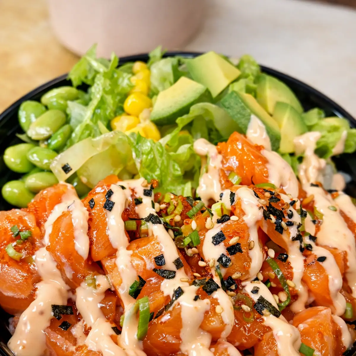Mix Poké Ahi Salmon & Hamachi