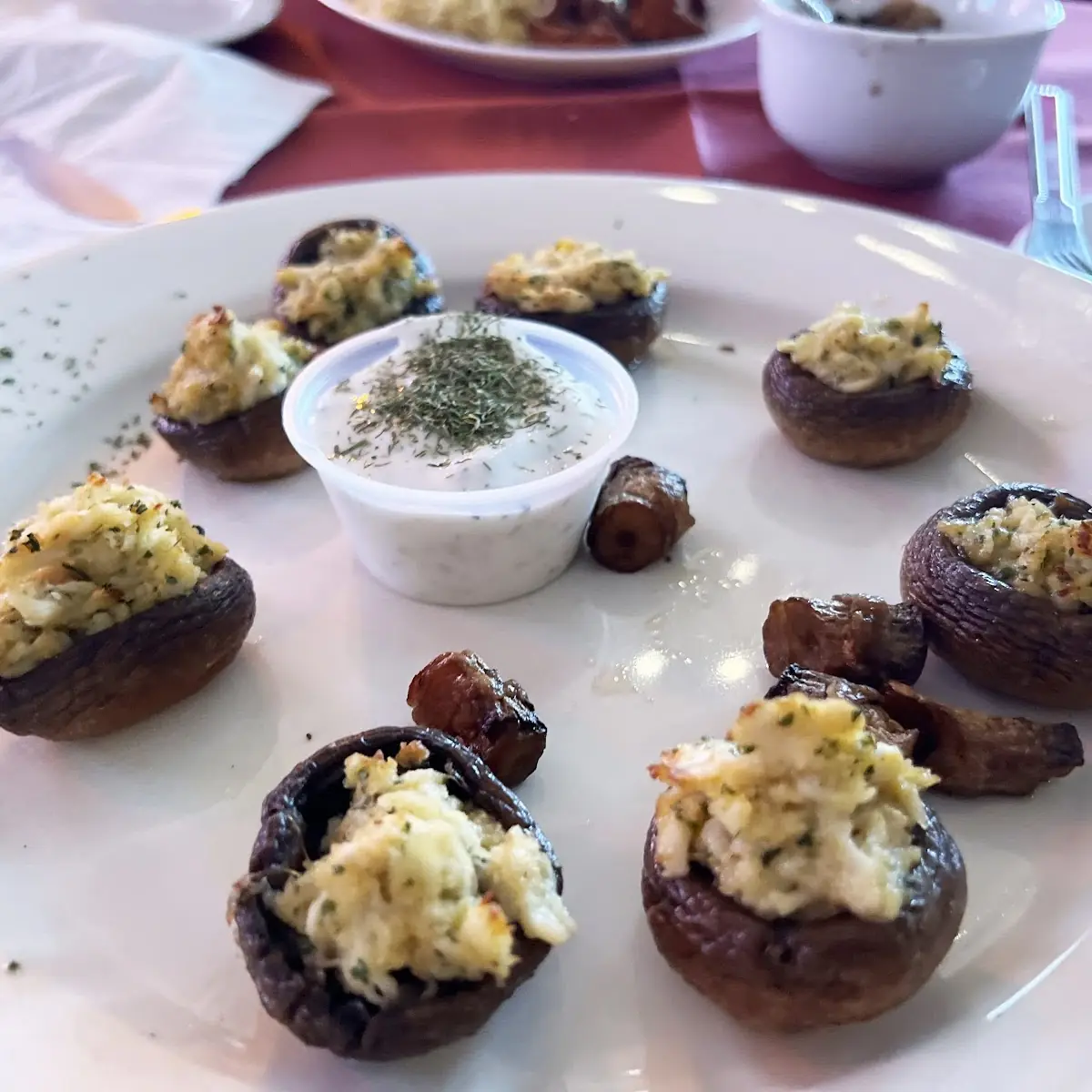 Crab Stuffed Mushrooms