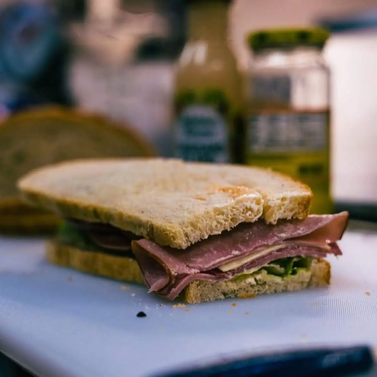 Kids cold cheese sandwich