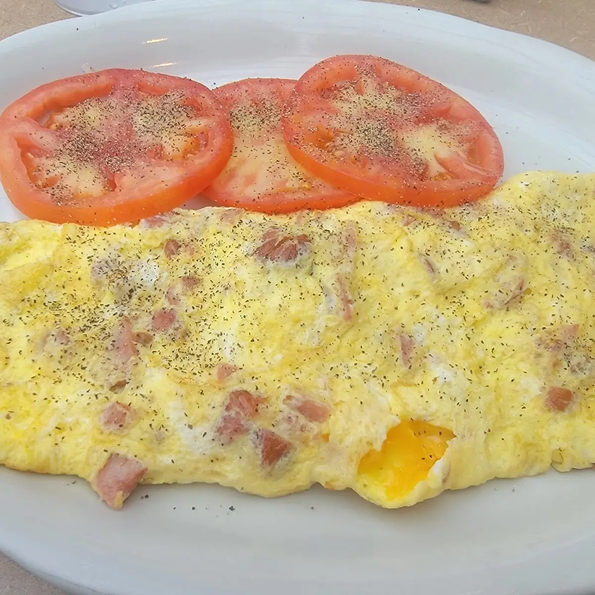 Ham and Cheese Omelet