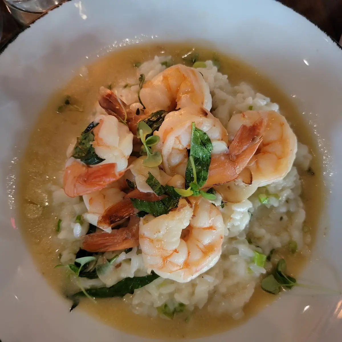 Shrimp Scampi Risotto