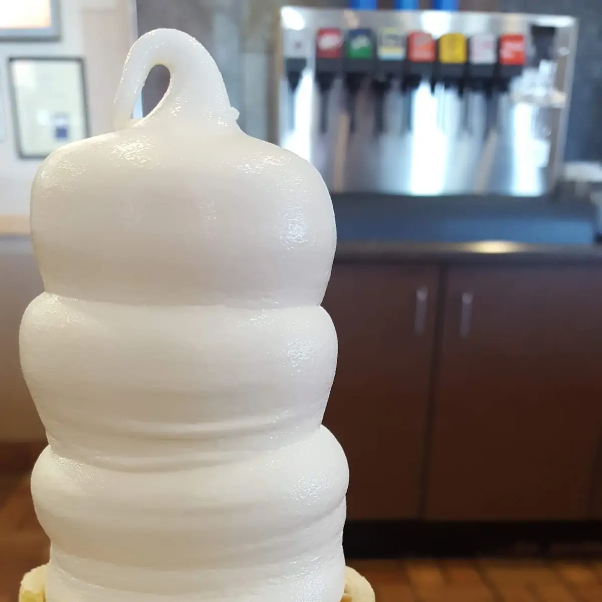 Medium Vanilla Ice Cream Cone