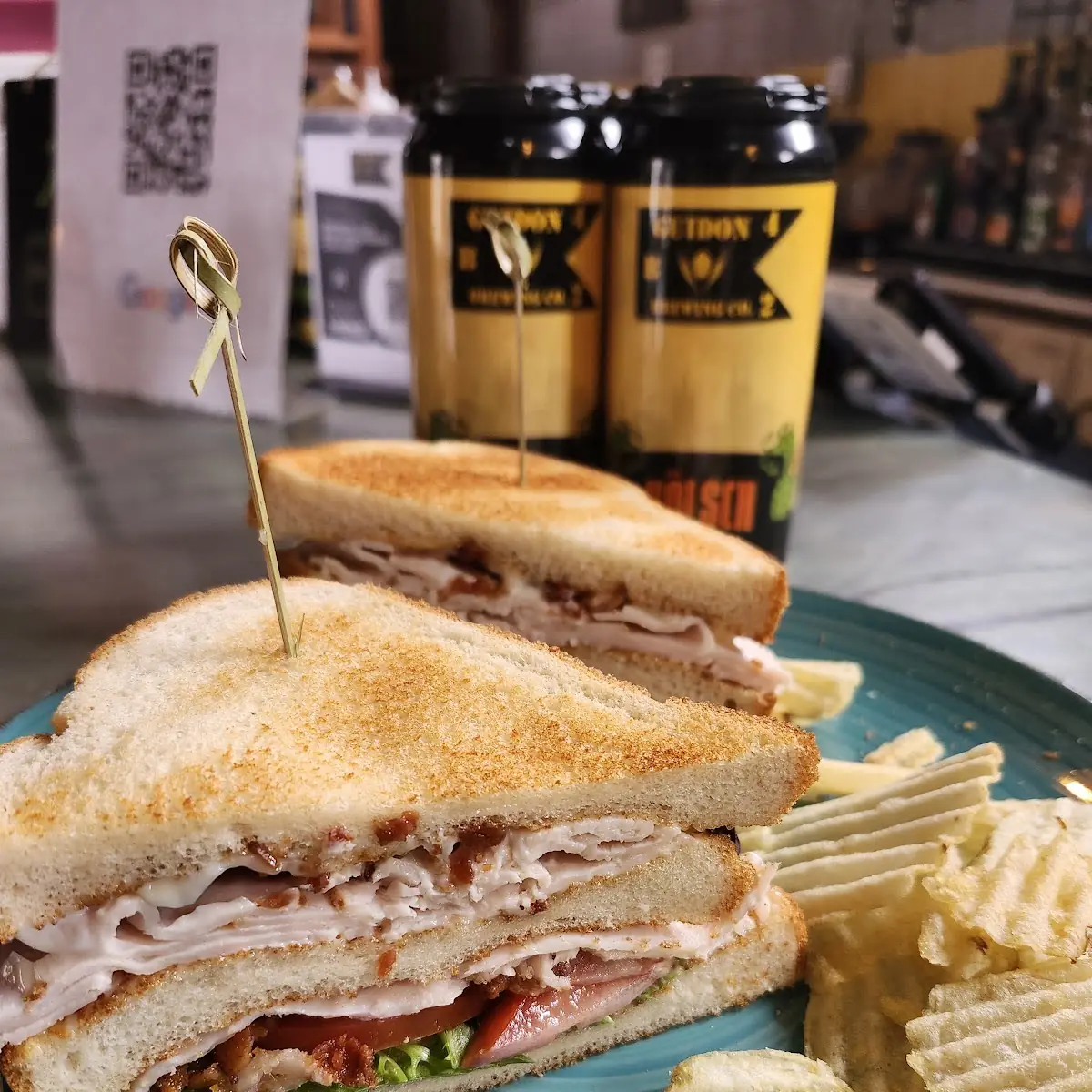 Classic Turkey Club Sandwich
