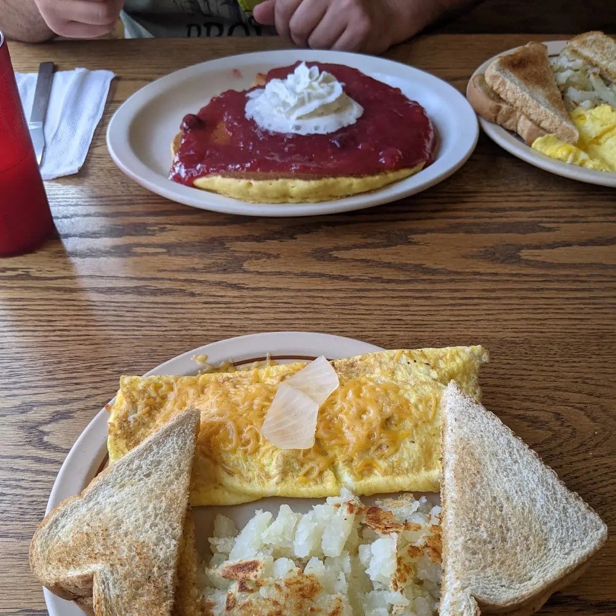 Egg w Toast & Hash Browns