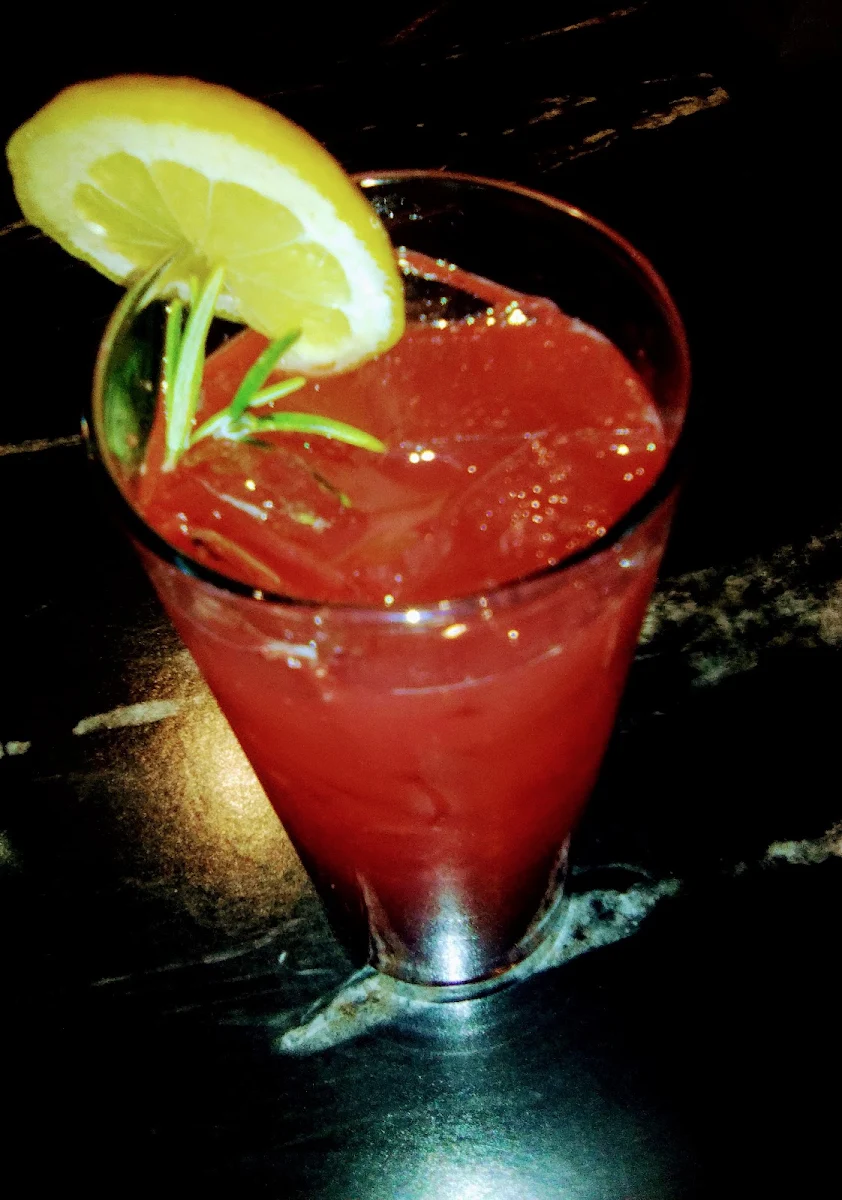 Pink Christmas Tree Cocktail