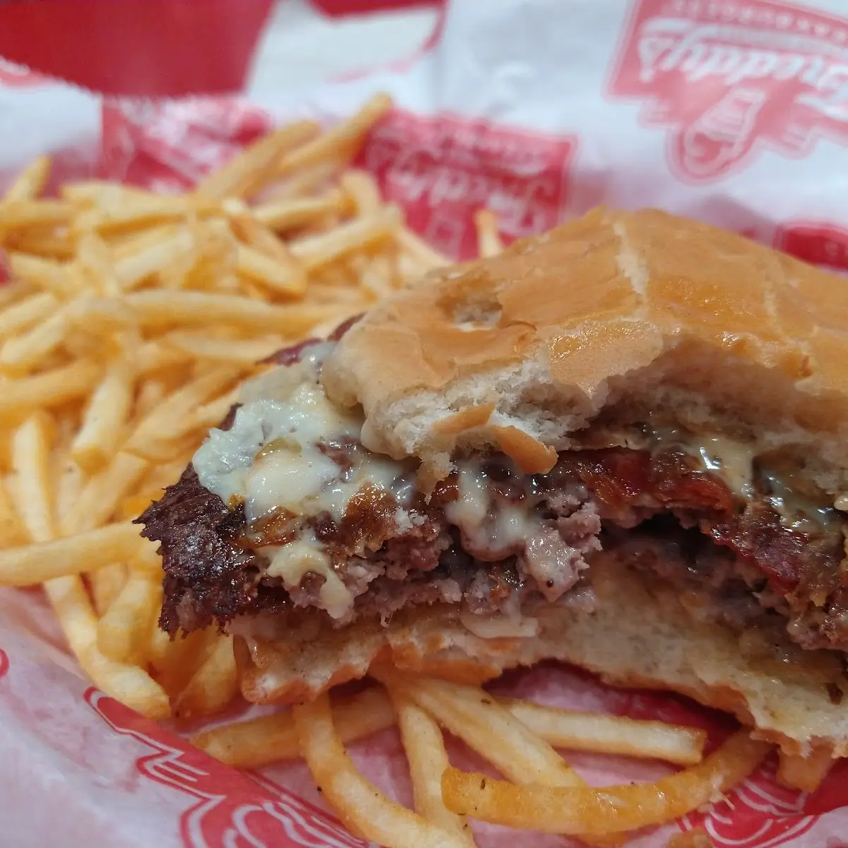 French Onion Steak Burger Combo