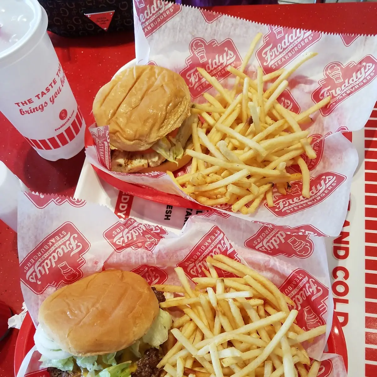 Steak Burger and Chicken Burger