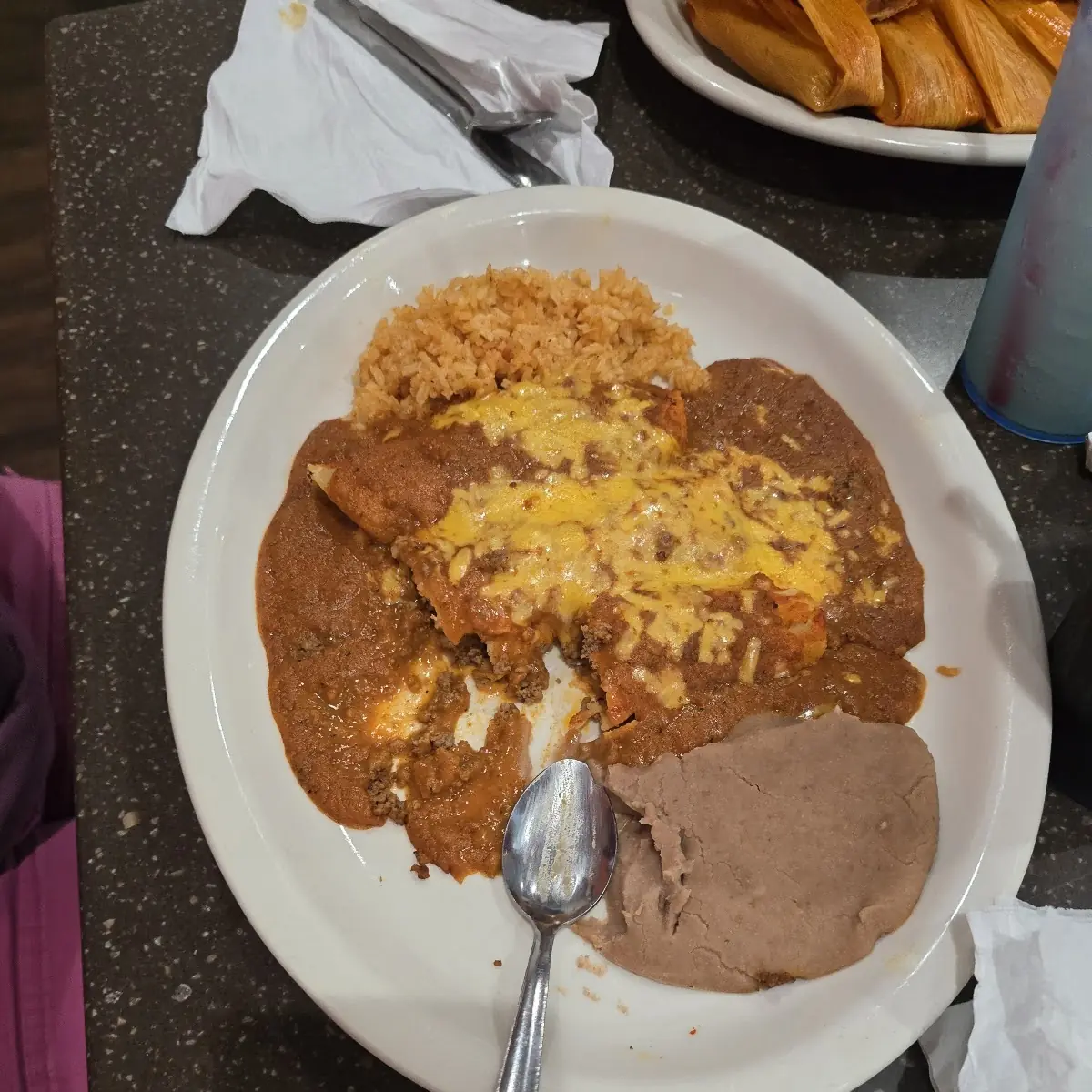 2 Enchilada Plate