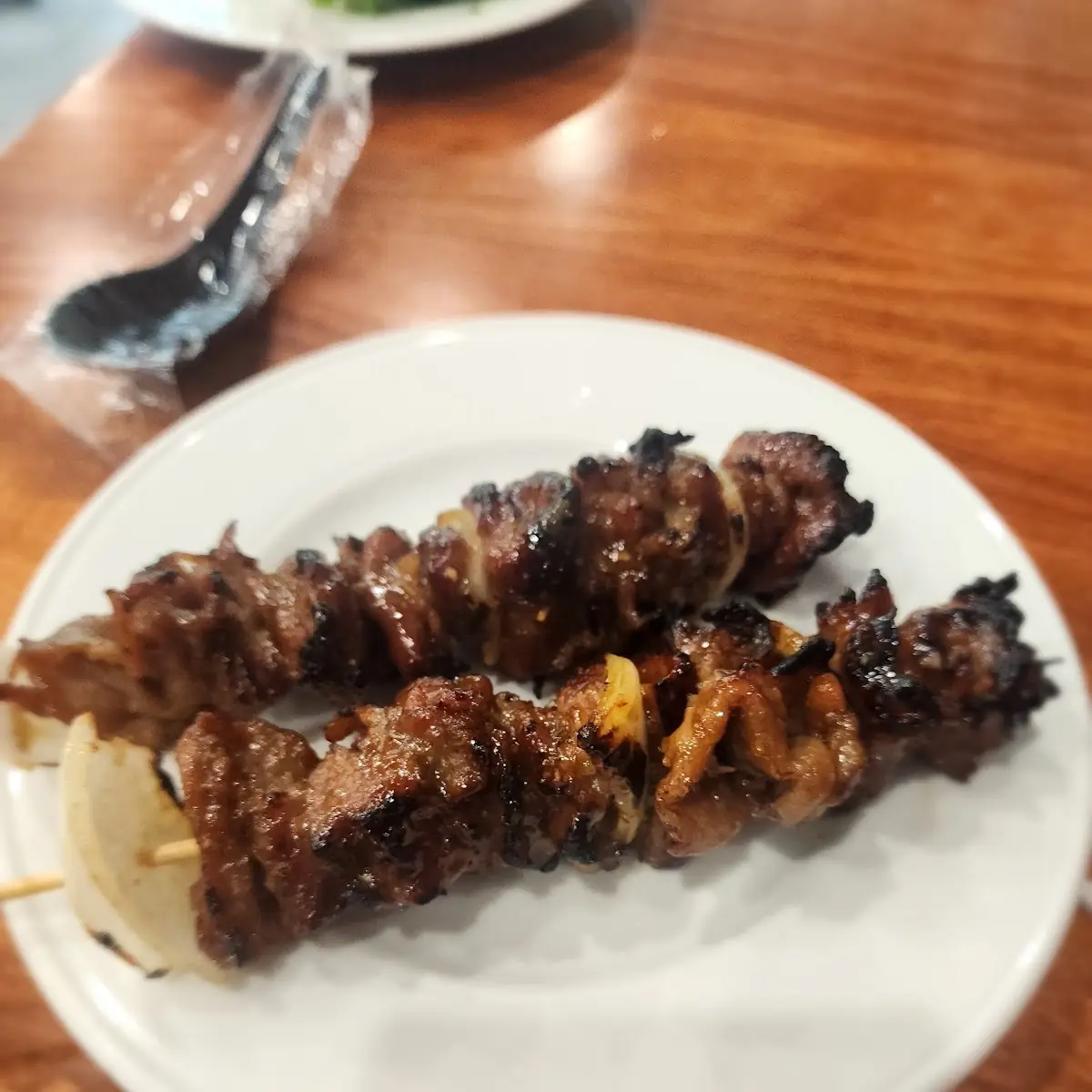 Pork BBQ on Stick Skewer 2 Skewers