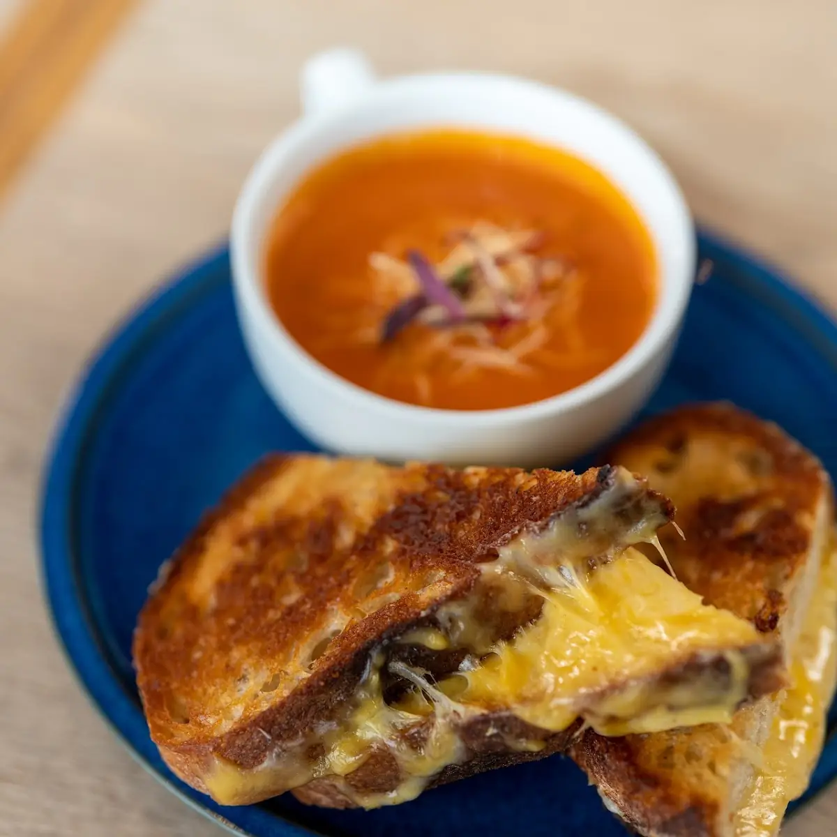 Grilled Cheese & Tomato Bisque