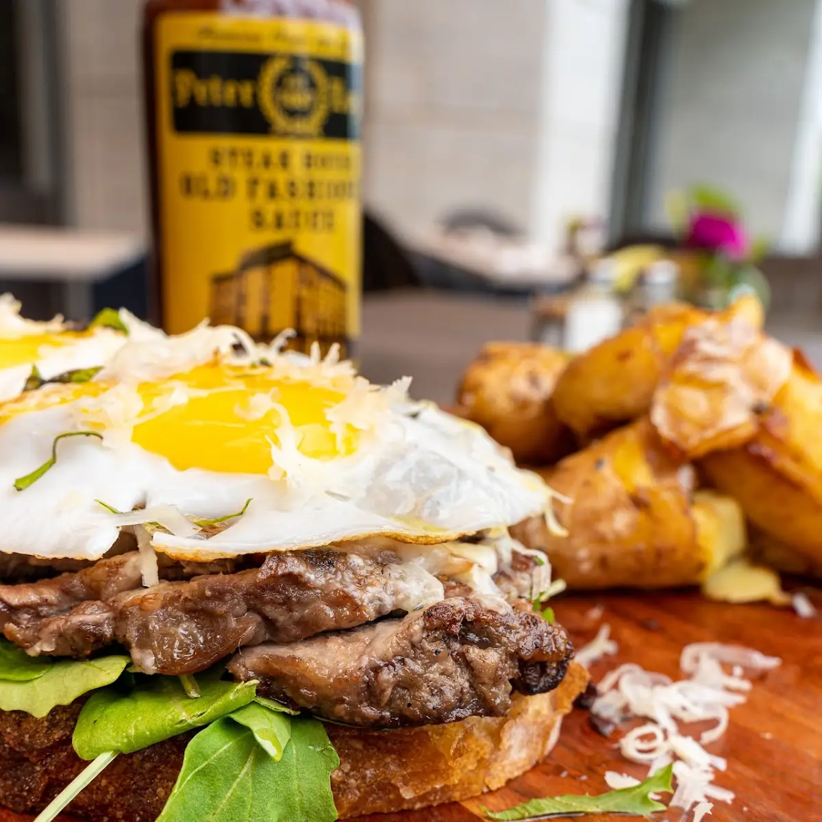Grilled Steak & Eggs