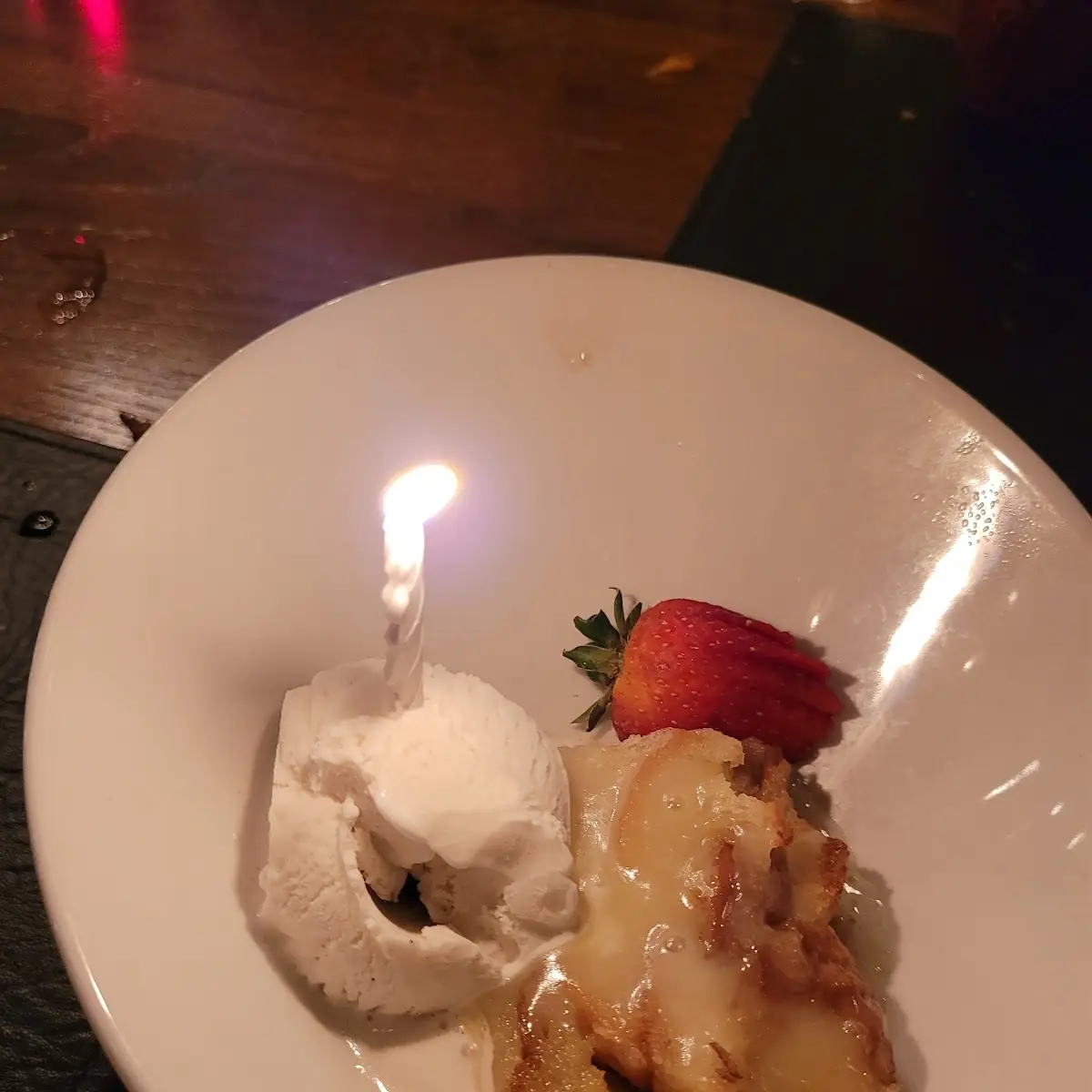 White Chocolate Bread Pudding