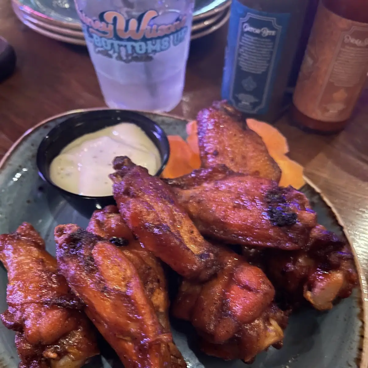 Bourbon Chicken Wings