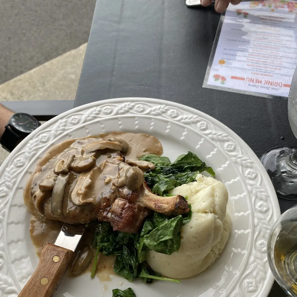 Mushroom Truffle Pork Chop