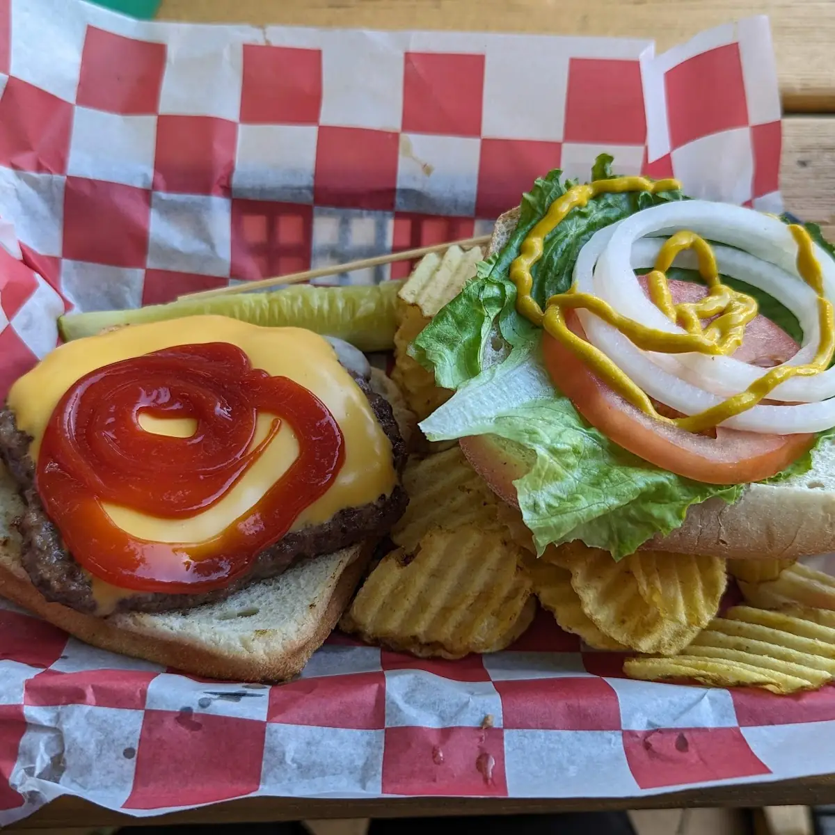 Ground Round & Cheese Burger