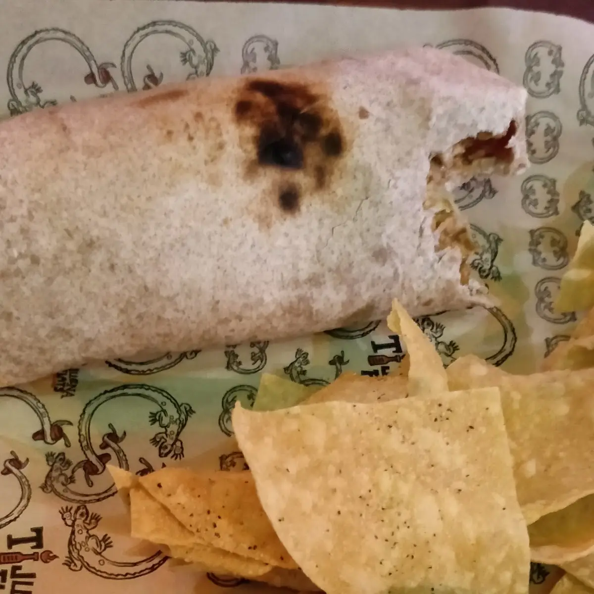 Blackened Chicken Burrito