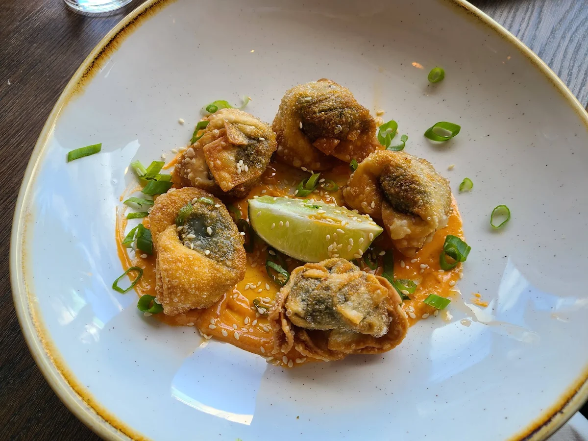 Crispy Dumplings, Fresh Kitchen + Juice Bar