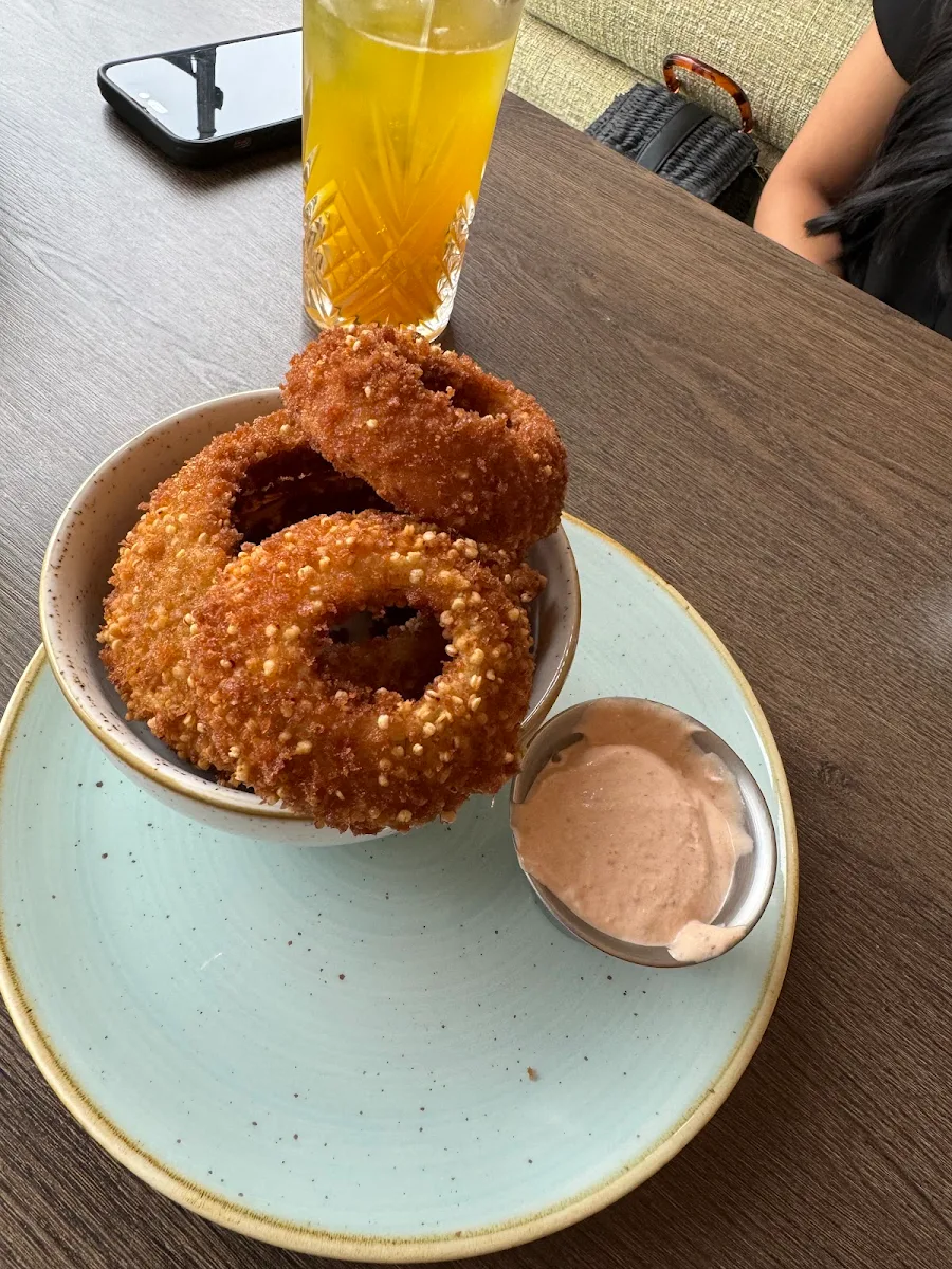 Quinoa Onion Rings, Fresh Kitchen + Juice Bar