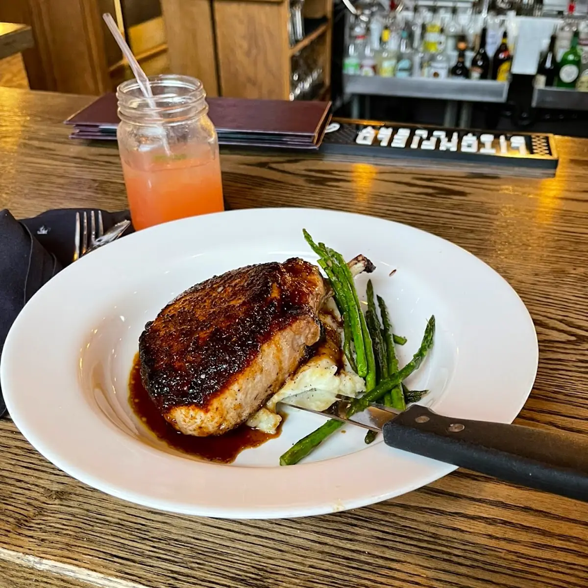Espresso Rubbed Pork Chop
