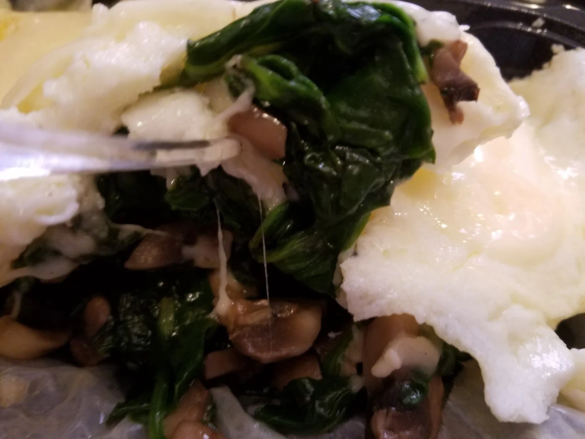 Spinach and Egg White Omelette