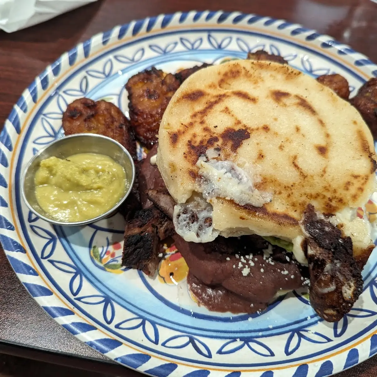 Breakfast Pupusas with Eggs over Easy