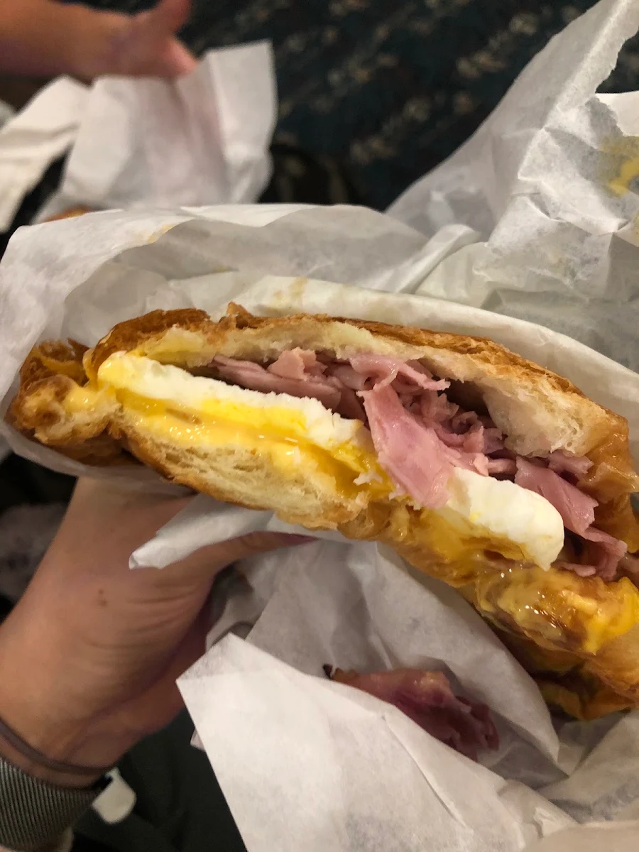Ham Egg & Cheese on Cuban Bread