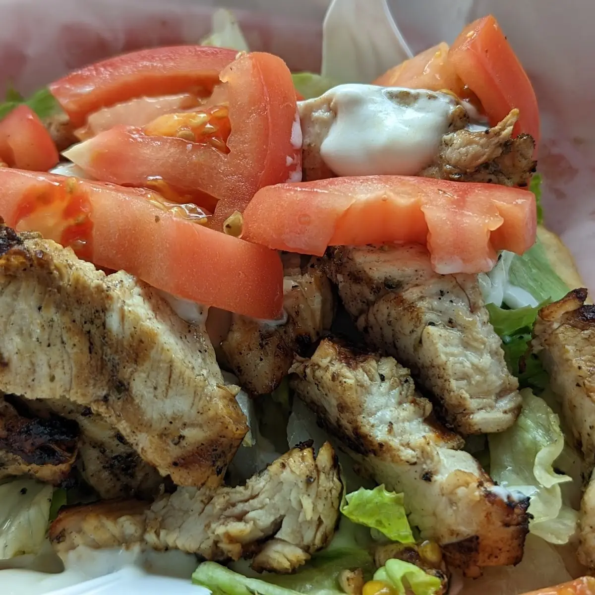 Grilled Chicken Pita