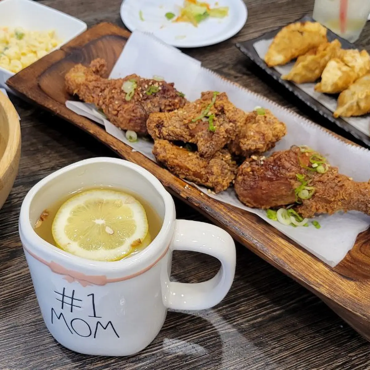Fried Soy Garlic Fried Chicken Wings