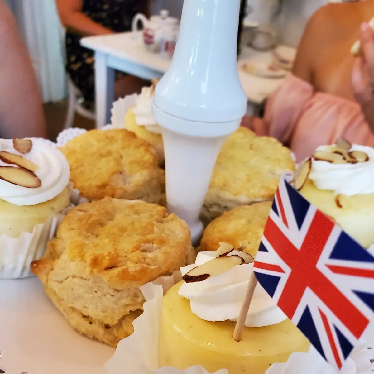 Almond Cheesecake and Crumpets