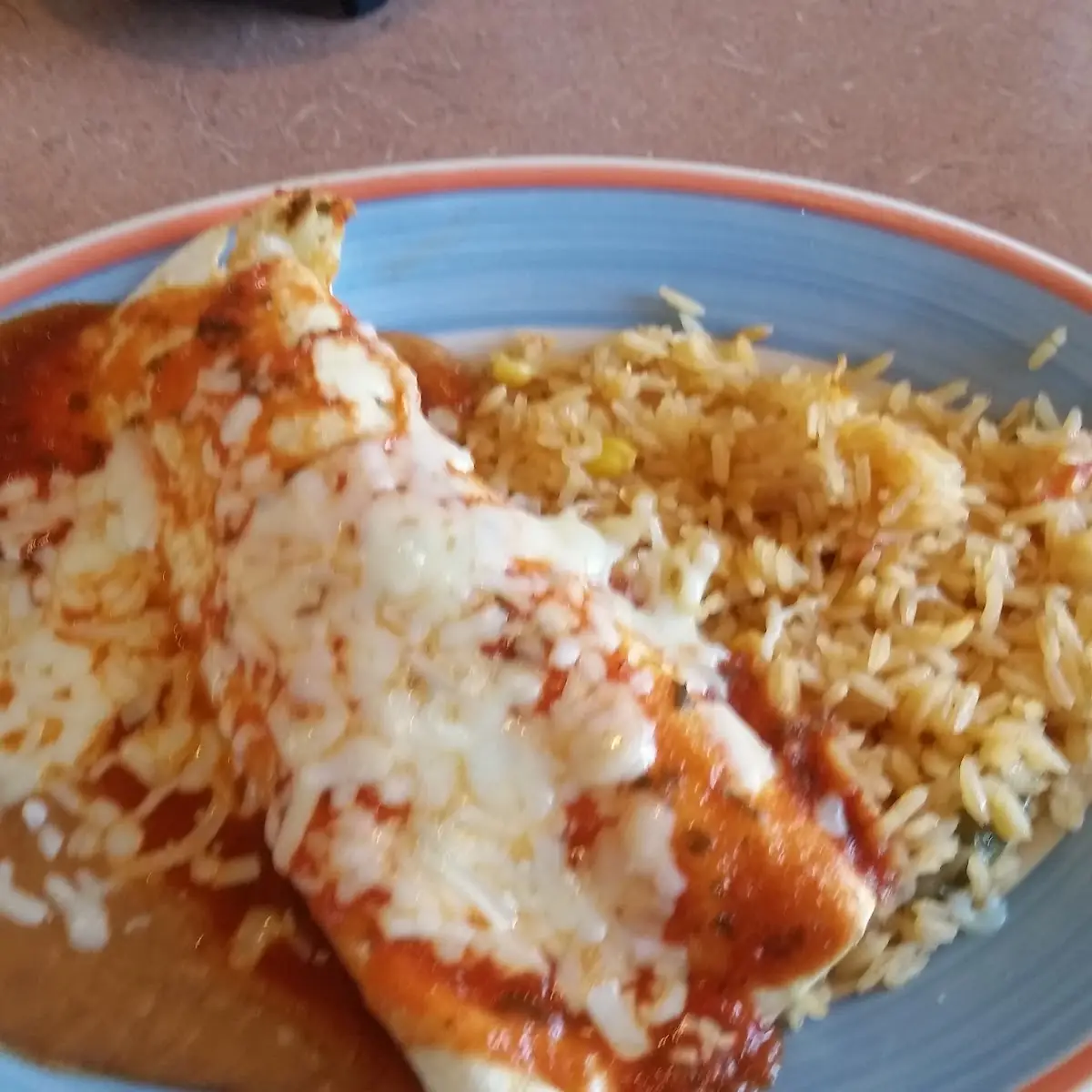 1 Chicken Burrito & 1 Chicken Enchilada