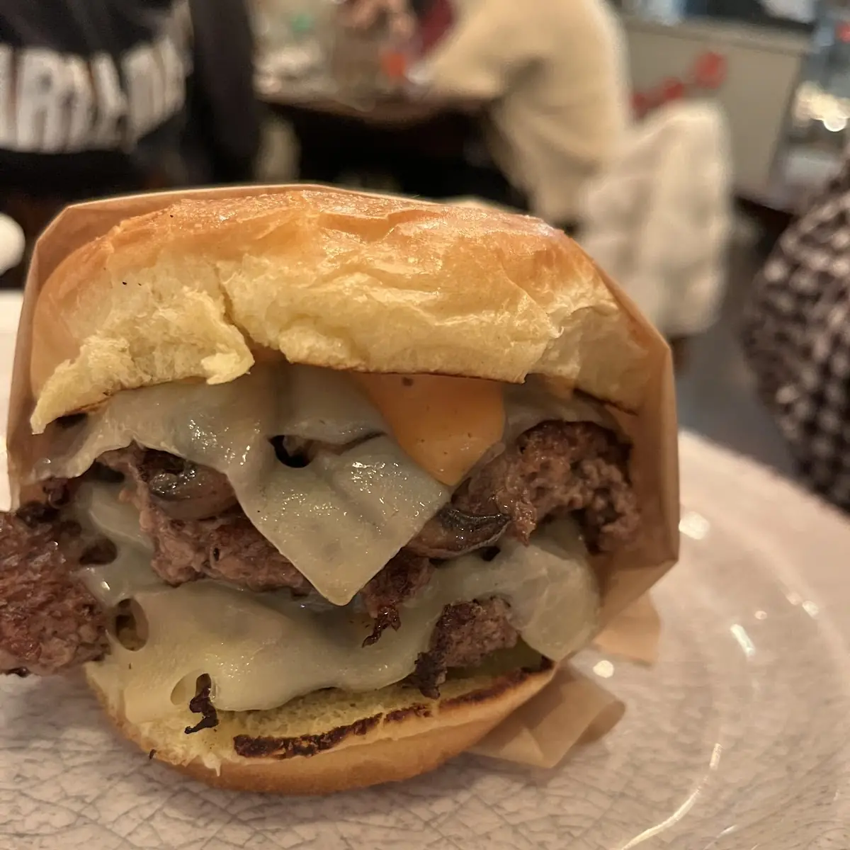 Mushroom Swiss Burger