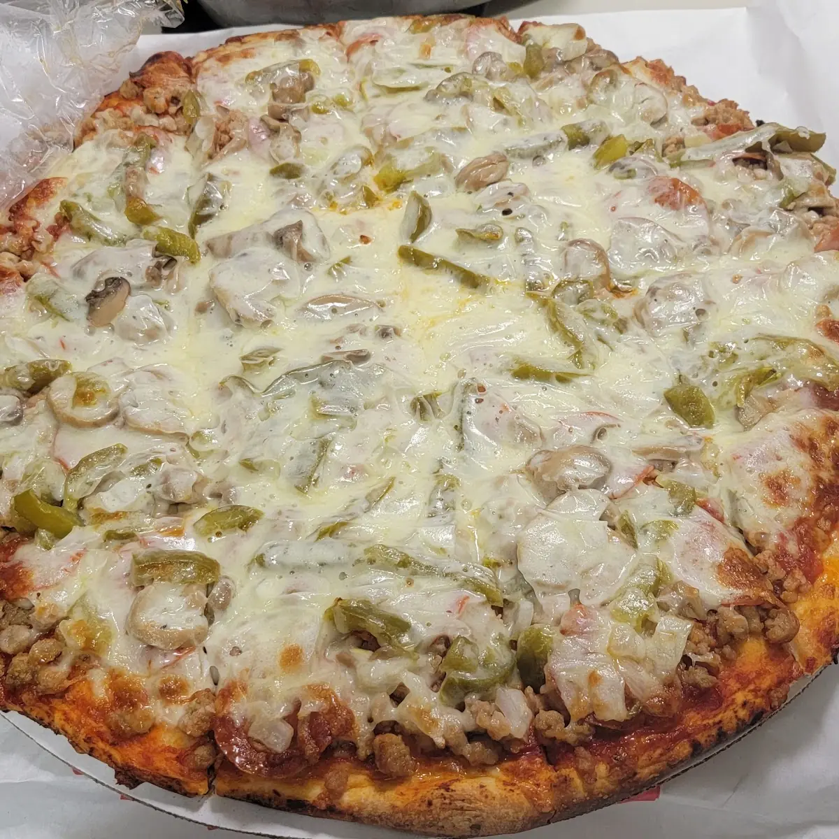 Supreme Thin Crust Pizza