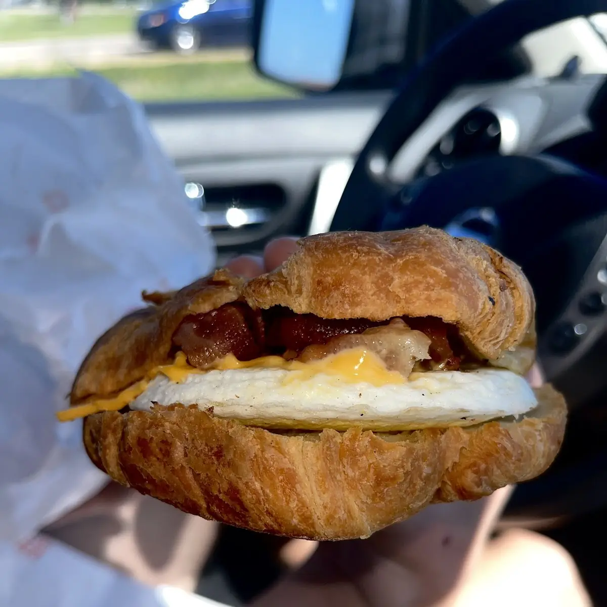 Bacon Egg Cheese Croissant
