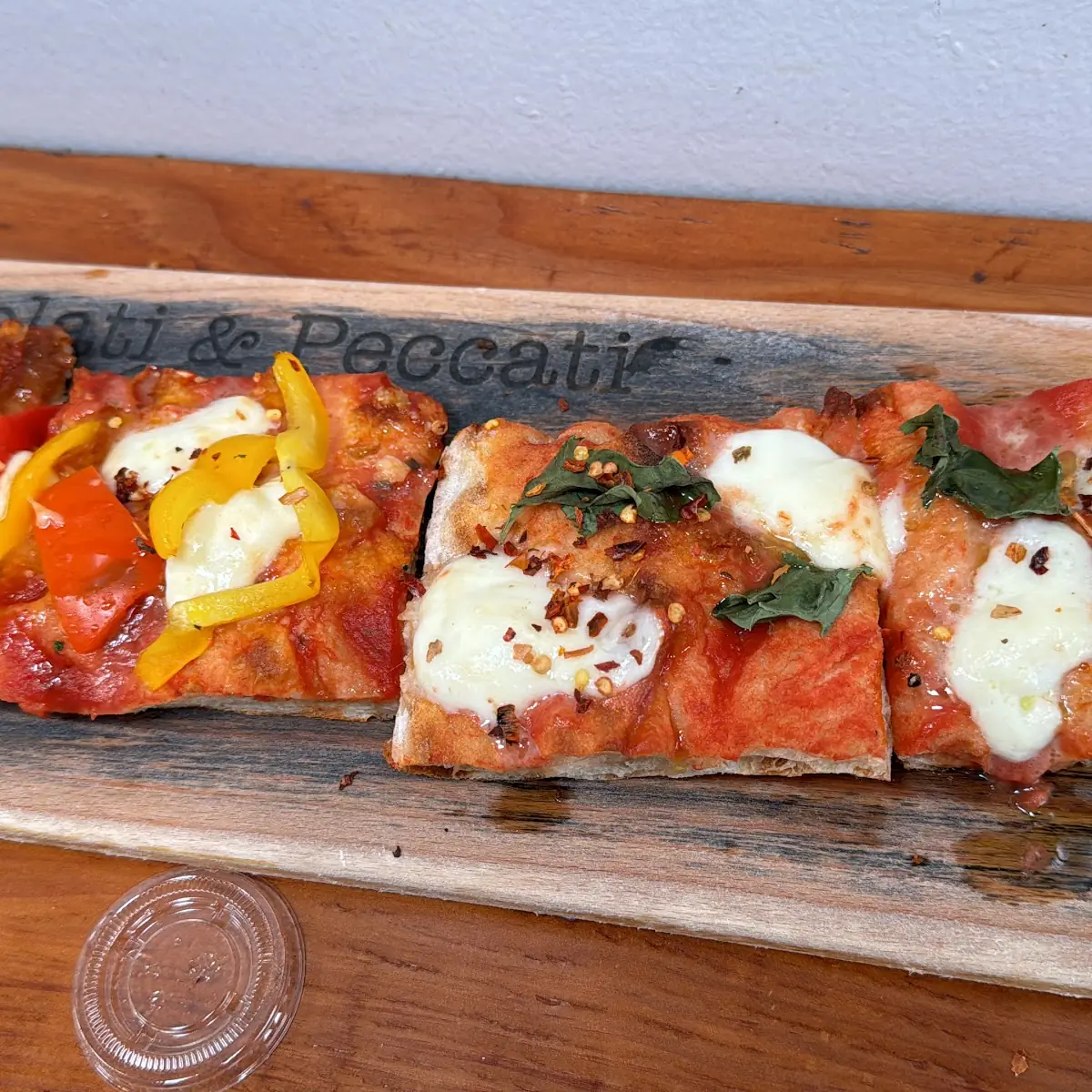 Half Tray Meatball Pizza