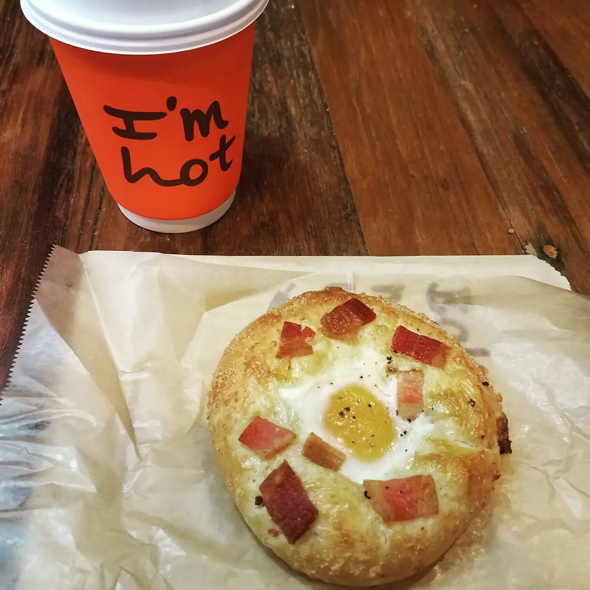Egg and Bacon Brioche