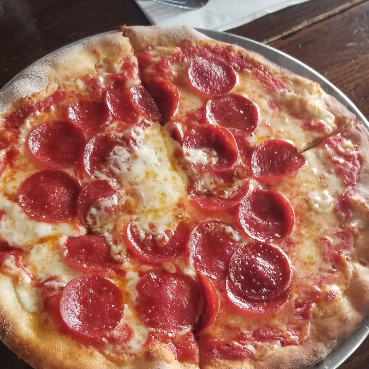 Pepperoni Pizza Wood Fired