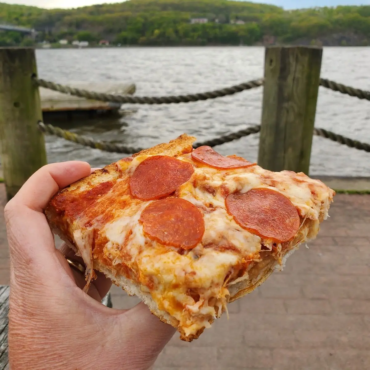Sicilian Pepperoni Pizza