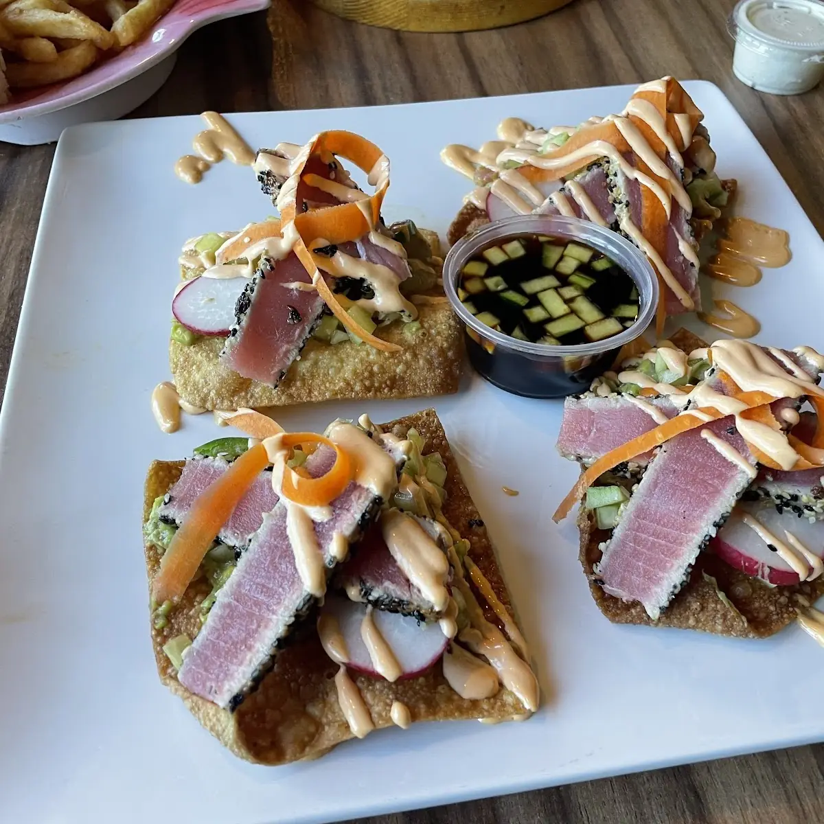 Ahi Tuna Coquetas