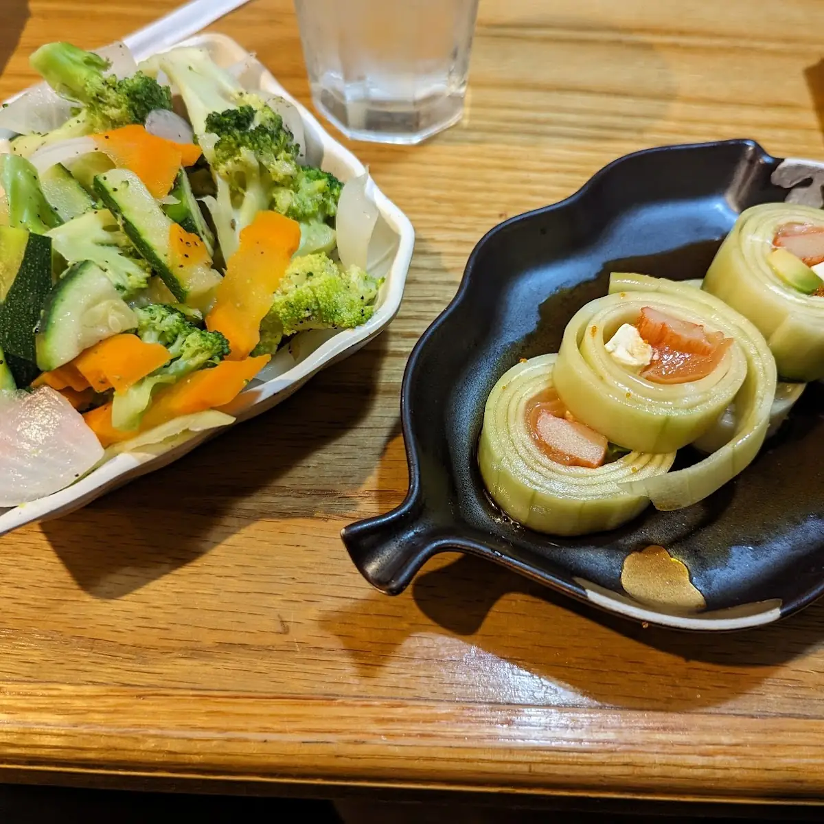 Naruto Roll and Steamed Vegetables