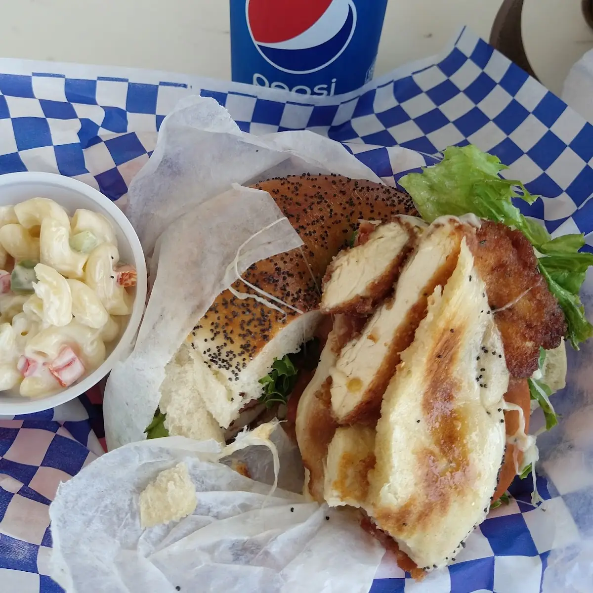 Chicken Cutlet with Pasta Salad