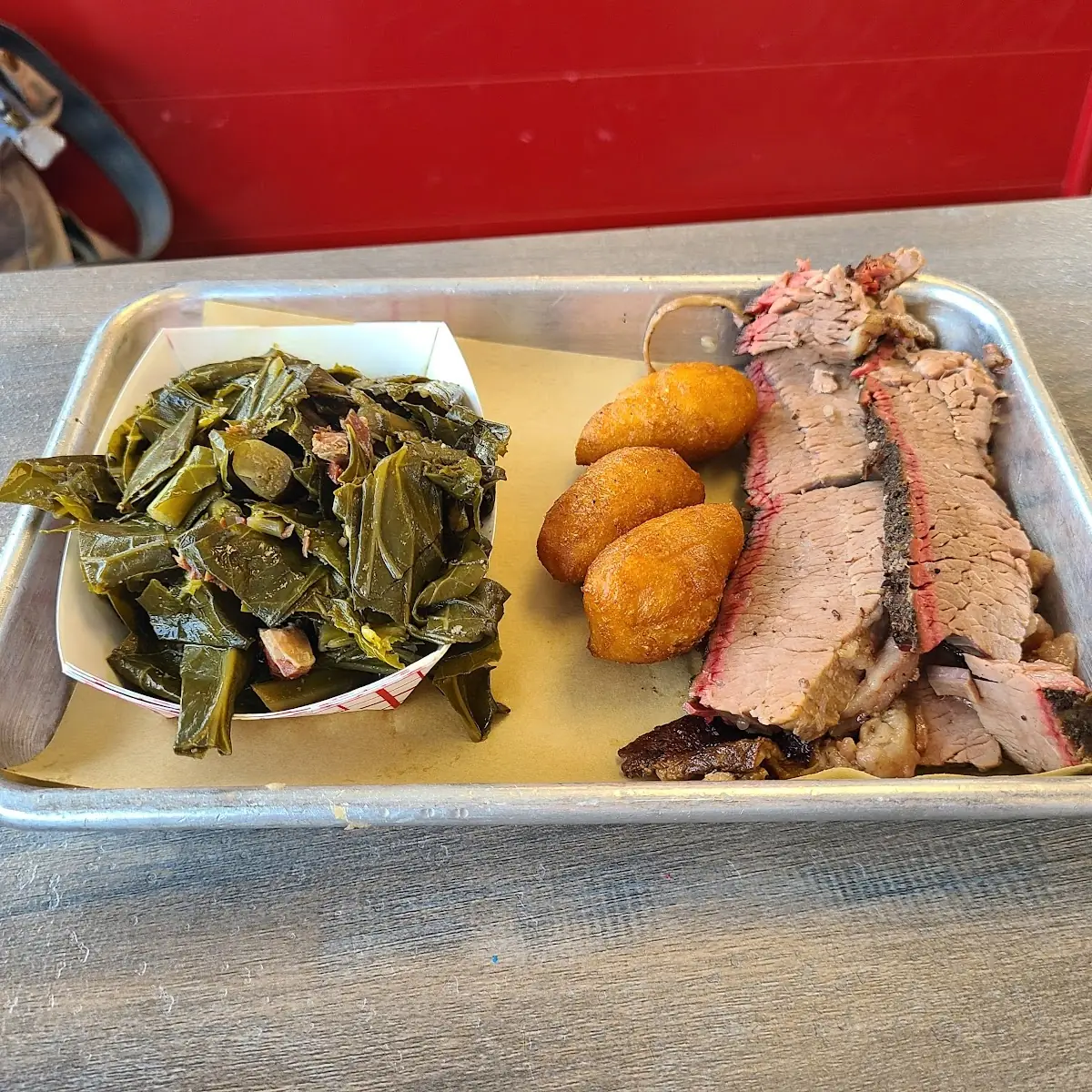 3 Meat Combination with Brisket Pulled Pork and Sausage