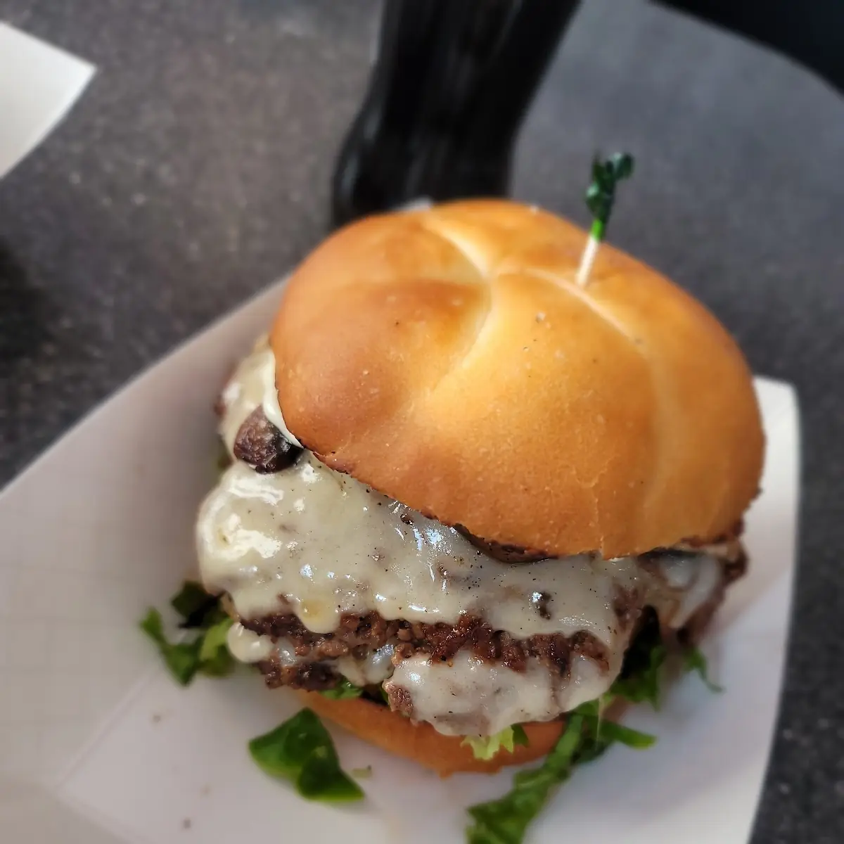 Swiss Mushroom Burger