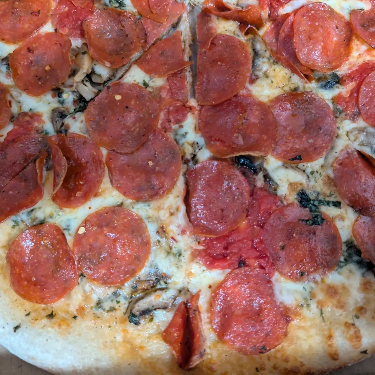 Pepperoni Mushroom Pizza