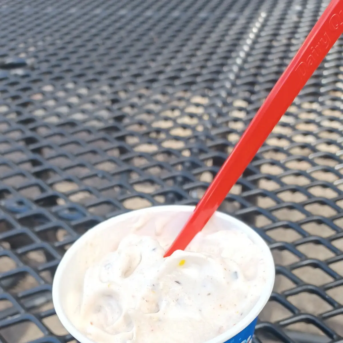 Reese's Pieces Cookie Dough Blizzard