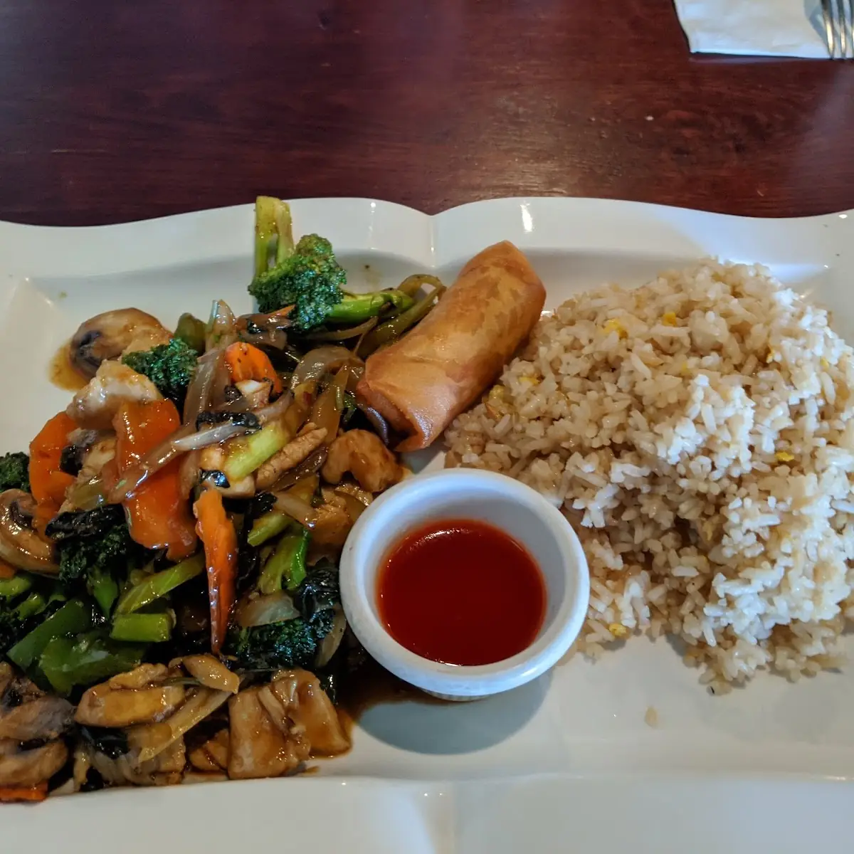 Lunch Thai Basil Chicken