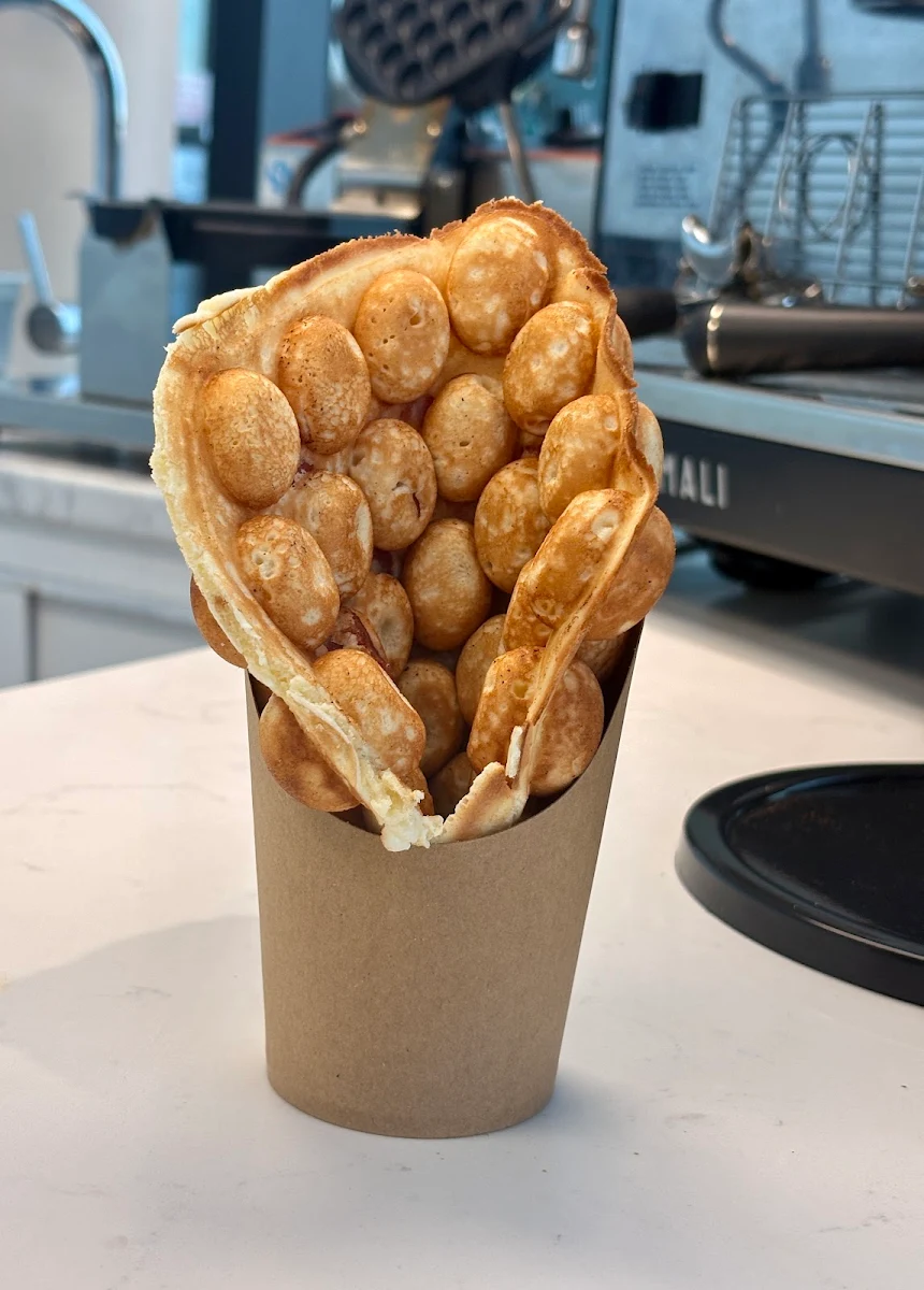 Egg Waffle, FeelFree Tea and Snack House