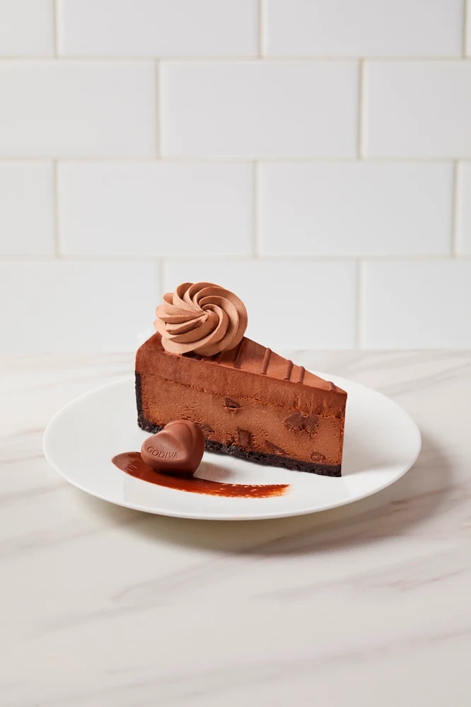 Godiva Double Chocolate Cheesecake, FeelFree Tea and Snack House