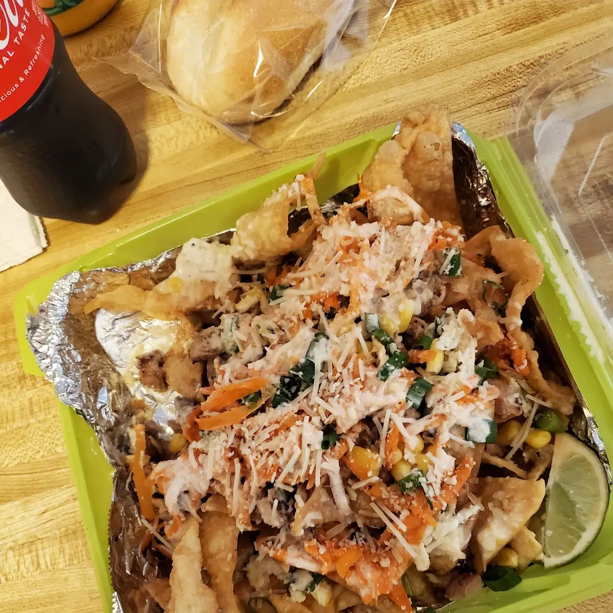 Wonton Nachos Supreme